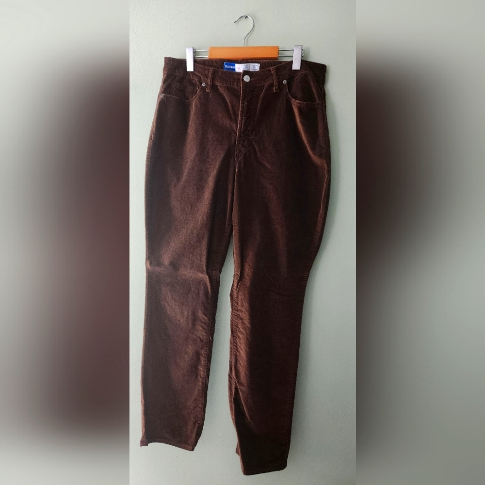 Brown corduroy pants